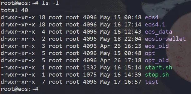 eosio-wallet folder created in home directory